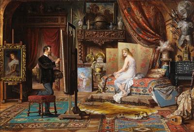 Carl Schweninger the Younger - 19th Century Paintings