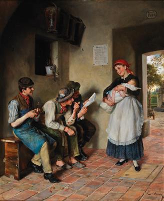 Ernst Nowak - 19th Century Paintings