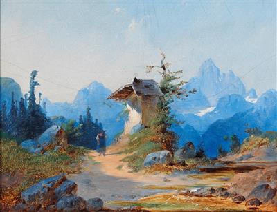 August Gerasch - Obrazy 19. století