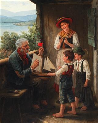 Carl von Bergen - Dipinti a olio e acquarelli del XIX secolo