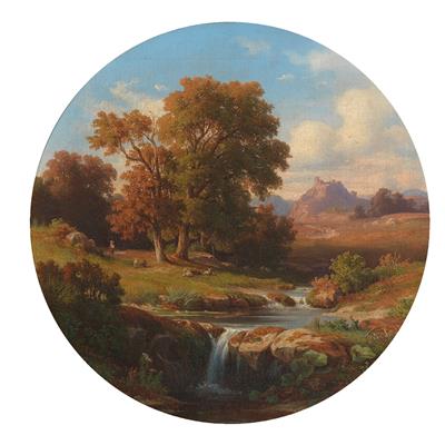 Johann (Giovanni) Varrone - Dipinti a olio e acquarelli del XIX secolo