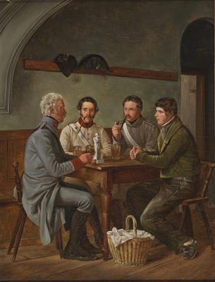 Wilhelm M. Richter - Dipinti a olio e acquarelli del XIX secolo