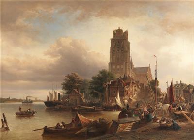 Elias Pieter van Bommel - 19th Century Paintings