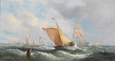 William Calcott Knell - Ölgemälde und Aquarelle des 19. Jahrhunderts