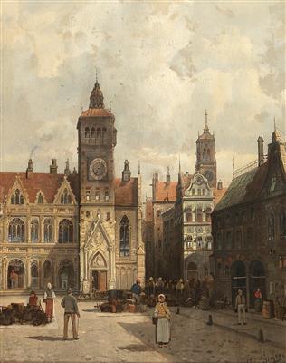 August von Siegen - Obrazy 19. století