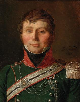 Jean Pierre Norbline de la Gourdaine - Dipinti a olio e acquarelli del XIX secolo