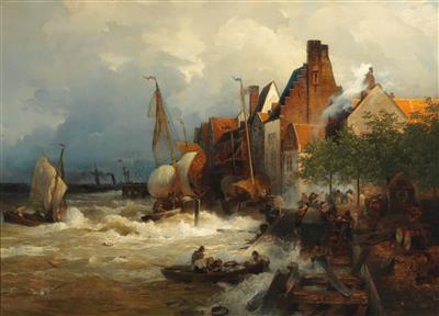 Andreas Achenbach - 19th Century Paintings