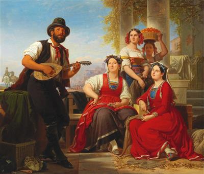 August Ferdinand Hopfgarten - Obrazy 19. století