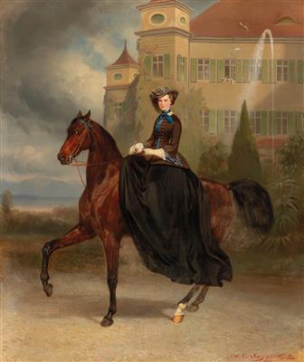 Carl Theodor von Piloty and Franz Adam - 19th Century Paintings