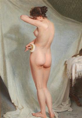 Giovanni Grignaschi - 19th Century Paintings