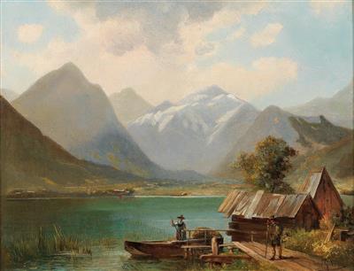 Alfred von Schönberger - Dipinti a olio e acquarelli del XIX secolo