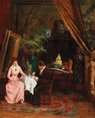 Michael von Munkacsy - Dipinti a olio e acquarelli del XIX secolo
