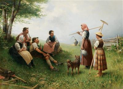 Adolf Lüben - Gemälde des 19. Jahrhunderts