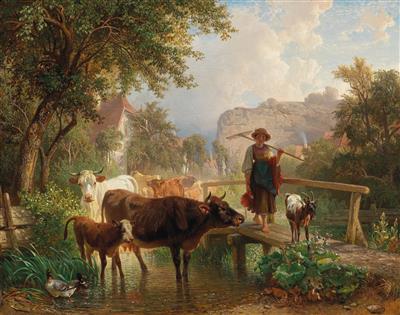 Friedrich Voltz - Obrazy 19. století