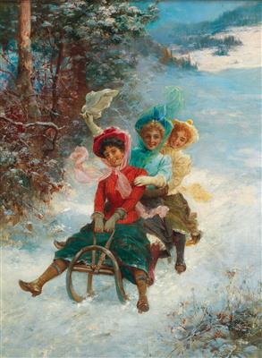 Hans Zatzka - 19th Century Paintings