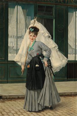 Jules Emile Saintin - 19th Century Paintings