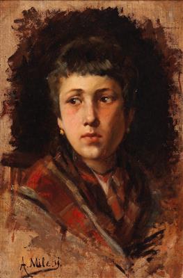 Alessandro Milesi - Dipinti a olio e acquarelli del XIX secolo