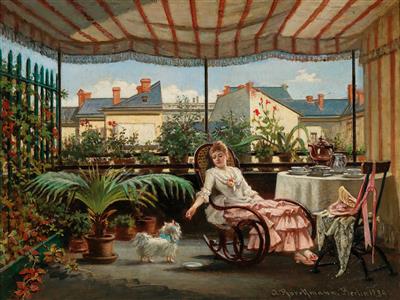 August Borckmann - Dipinti a olio e acquarelli del XIX secolo