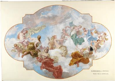 Carl Johann Peyfuss - Dipinti a olio e acquarelli del XIX secolo