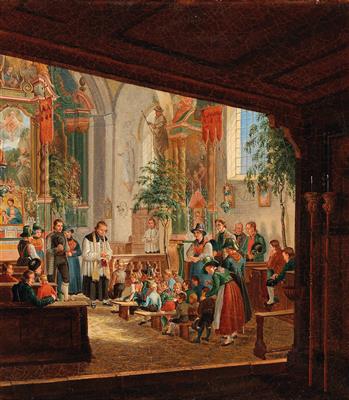 Lorenzo Quaglio der Jüngere, Nachahmer - Ölgemälde und Aquarelle des 19. Jahrhunderts