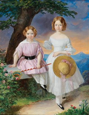 Franz Eybl attributed - 19th Century Paintings