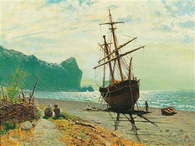 Eugen Carpovich around 1910 - 19th Century Paintings and Watercolours