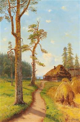 Semyon Sergeevich Platonov - 19th Century Paintings and Watercolours