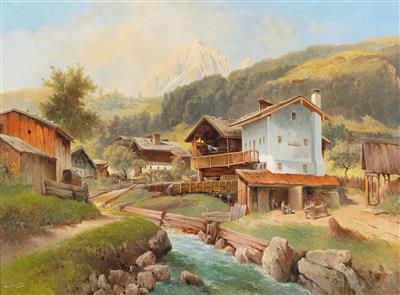 Carl Franz Emanuel Haunold - 19th Century Paintings and Watercolours