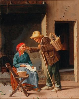Giuseppe Guzzardi - Dipinti a olio e acquarelli del XIX secolo