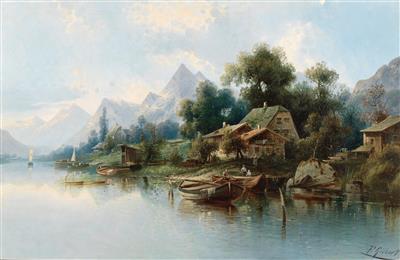 Karl Kaufmann - Dipinti a olio e acquarelli del XIX secolo
