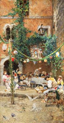 Cesare Tiratelli - 19th Century Paintings