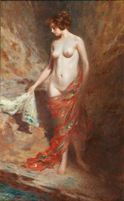 Paul-Edouard Crébassa - 19th Century Paintings