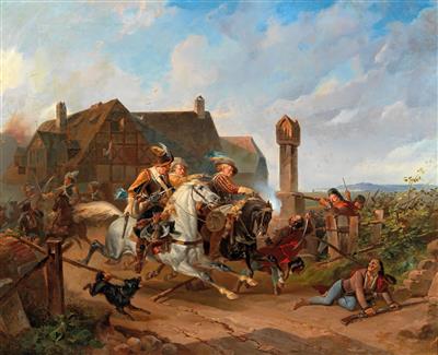 Christian Johann Georg Perlberg - 19th Century Paintings and Watercolours