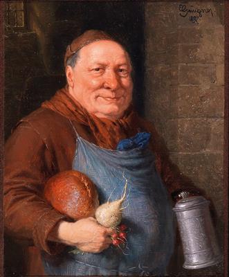 Eduard von Grützner - Dipinti a olio e acquarelli del XIX secolo