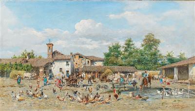 Enrico Bartezago - Dipinti a olio e acquarelli del XIX secolo