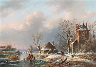 Jacobus van der Stok - Dipinti a olio e acquarelli del XIX secolo
