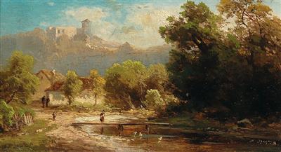Anton Hugo Ullik - 19th Century Paintings and Watercolours