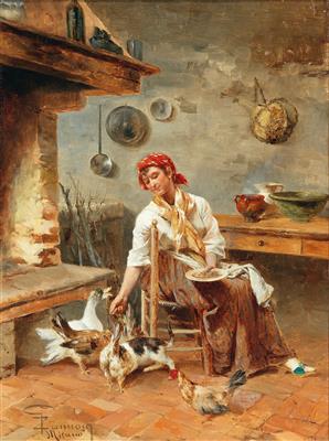 Giuseppe Zannoni - Dipinti a olio e acquarelli del XIX secolo