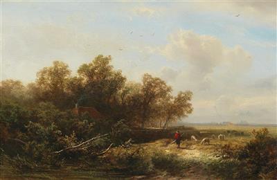 Pieter Lodewijk Francisco Kluyver - Dipinti a olio e acquarelli del XIX secolo
