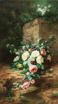 Alexandre Gamba de Preydour - 19th Century Paintings