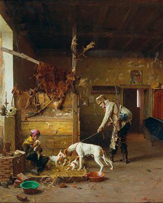 Giovanni Battista Quadrone - 19th Century Paintings