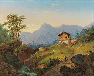 Matthias Rudolf Toma - Dipinti a olio e acquarelli del XIX secolo