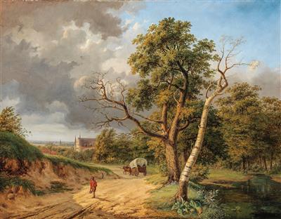 Niederländischer Künstler, 1. Hälfte des 19. Jahrhunderts - Ölgemälde und Aquarelle des 19. Jahrhunderts