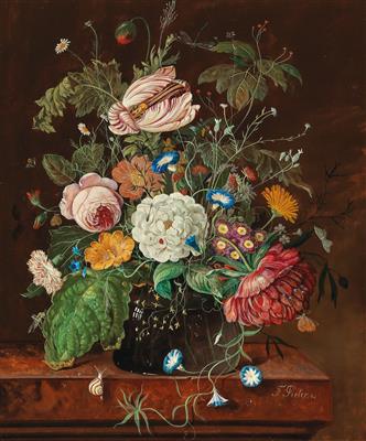 Franz Xaver Pieler * - Dipinti a olio e acquarelli del XIX secolo
