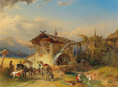 Franz Xaver Reinhold - 19th Century Paintings and Watercolours