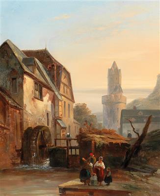 Gustave Adolphe Simonau - 19th Century Paintings and Watercolours