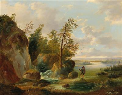 Künstler um 1840 - Ölgemälde und Aquarelle d. 19. Jh.