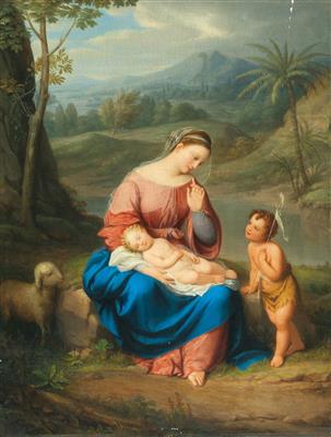 Austrian Artist around 1820 - Dipinti a olio e acquarelli del XIX secolo