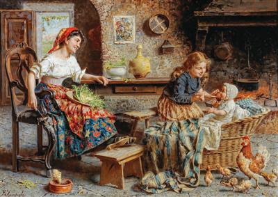 Eduardo Eugenio Zampighi - Gemälde des 19. Jahrhunderts