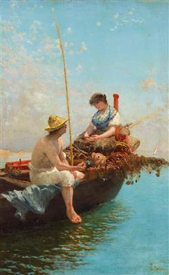 Eduardo Dalbono - Dipinti a olio e acquarelli del XIX secolo